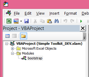 Development edition in VBE with macros disabled