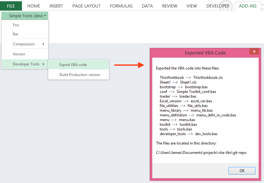 Excel VBA and Version Control
