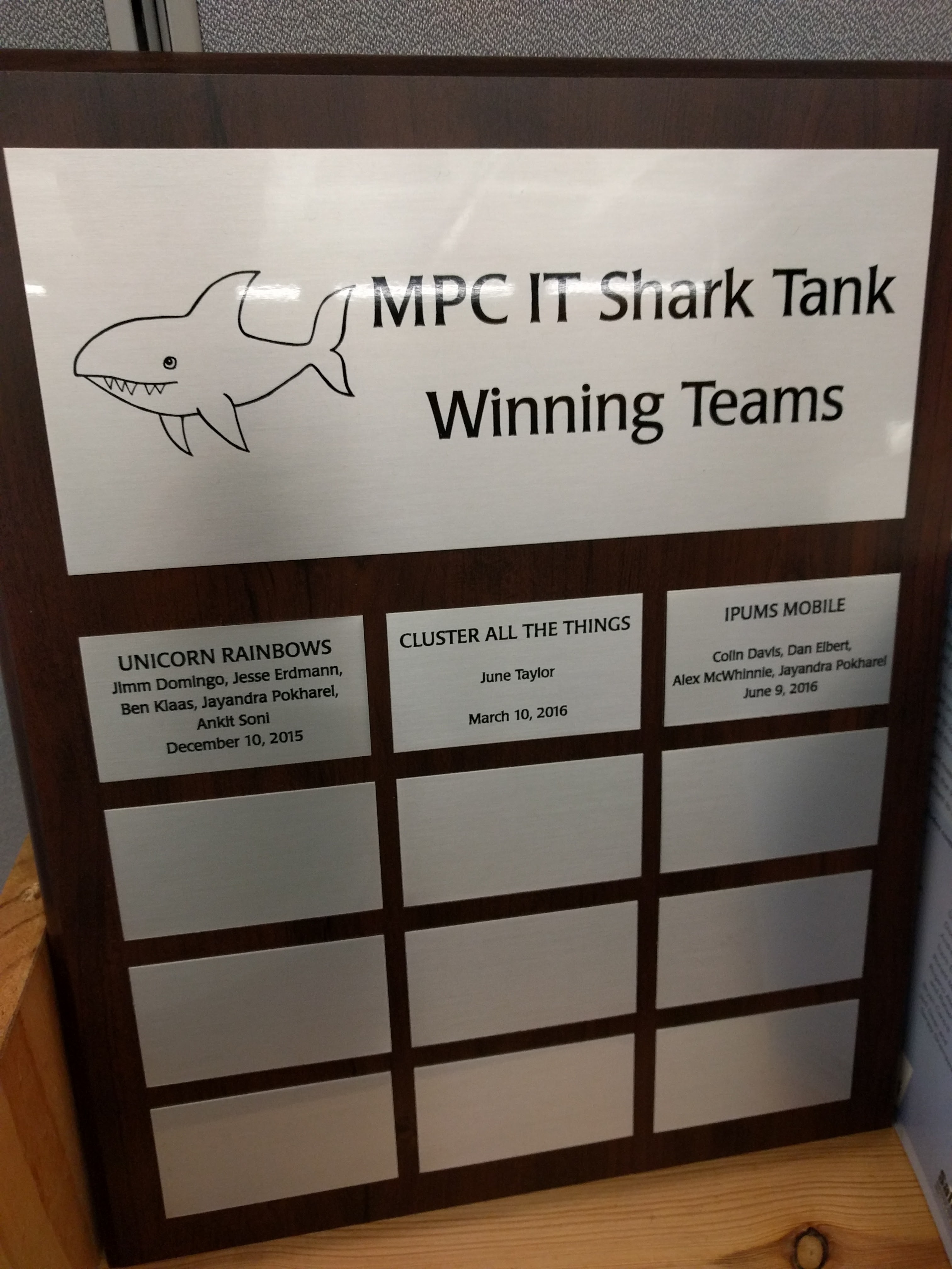 MPC IT Shark Tank - Cycle 3 Results